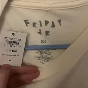 Friday Jr Hot Topic Friday JR | Shirts | Nwt Friday Jr Psychedelic Mushroom 0 Cotton Cream ...